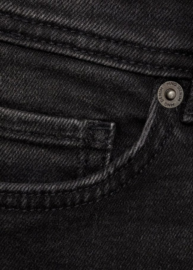 Mango Jeans janin - Gris oscuro