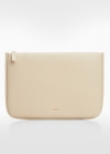 Mango Funda portátil acolchada - Blanco roto