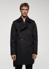 Mango Gabardina clásica water repellent - Negro