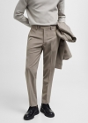 Mango Pantalón traje slim fit lana - Gris claro/pastel