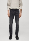 Mango Jeans skinny fit - Gris oscuro