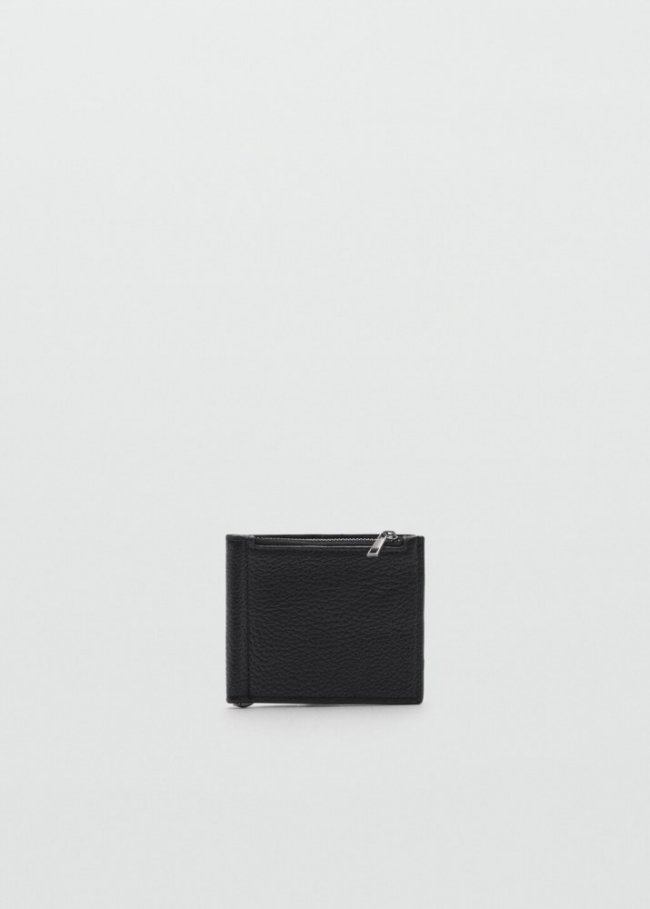 Mango Billetero tarjetero anti contacless - Negro