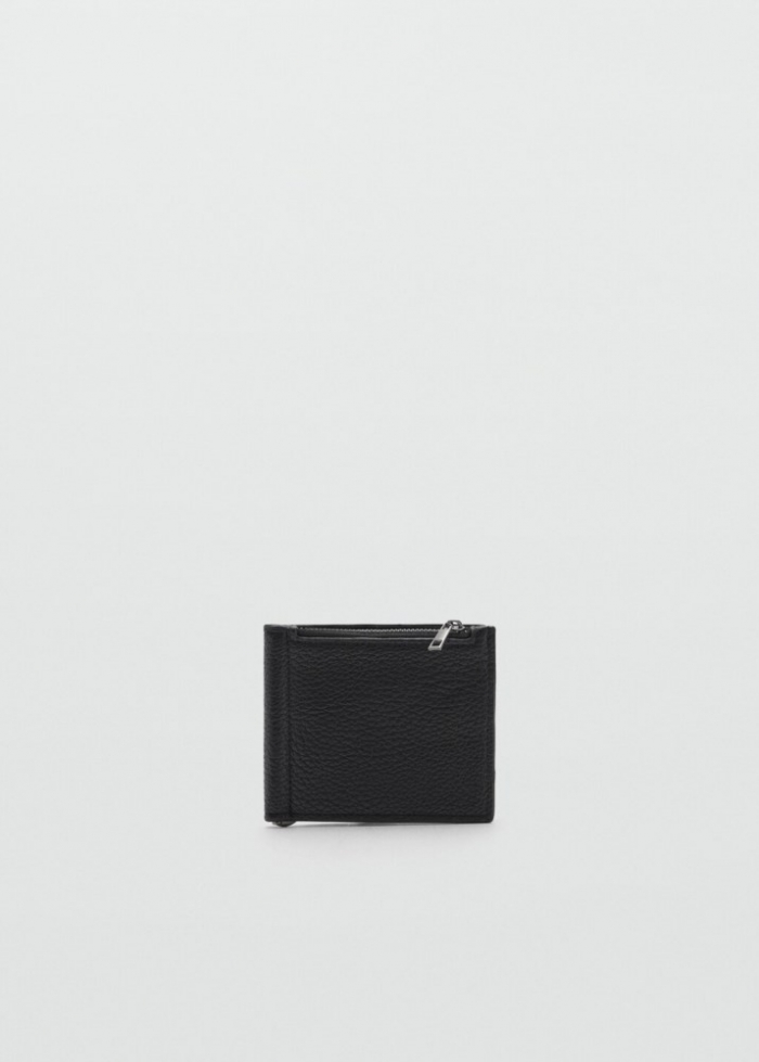Mango Billetero tarjetero anti contacless - Negro