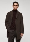 Mango Abrigo lana termorregulador - Khaki