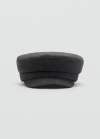 Mango Gorra baker cuadros - Gris