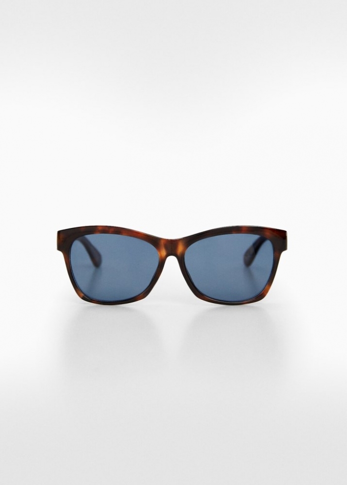 Mango Gafas de sol montura de pasta - Chocolate