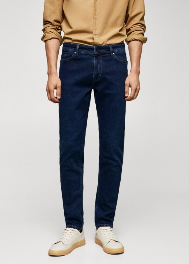 Mango Jeans Jan slim fit - Azul