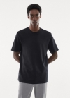 Mango Camiseta algodón transpirable - Azul marino oscuro