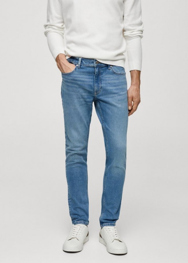 Mango Jeans skinny fit - Azul medio