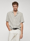 Mango Camisa lunares manga corta - Rojo