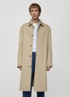 Mango Gabardina relaxed fit water repellent - Beige