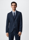 Mango Americana traje super slim fit - Azul marino oscuro