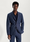 Mango Americana traje 100% lino - Azul marino