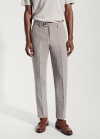 Mango Pantalón traje 100% lino - Beige