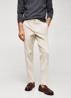 Mango Pantalón chino slim fit - Gris claro/pastel