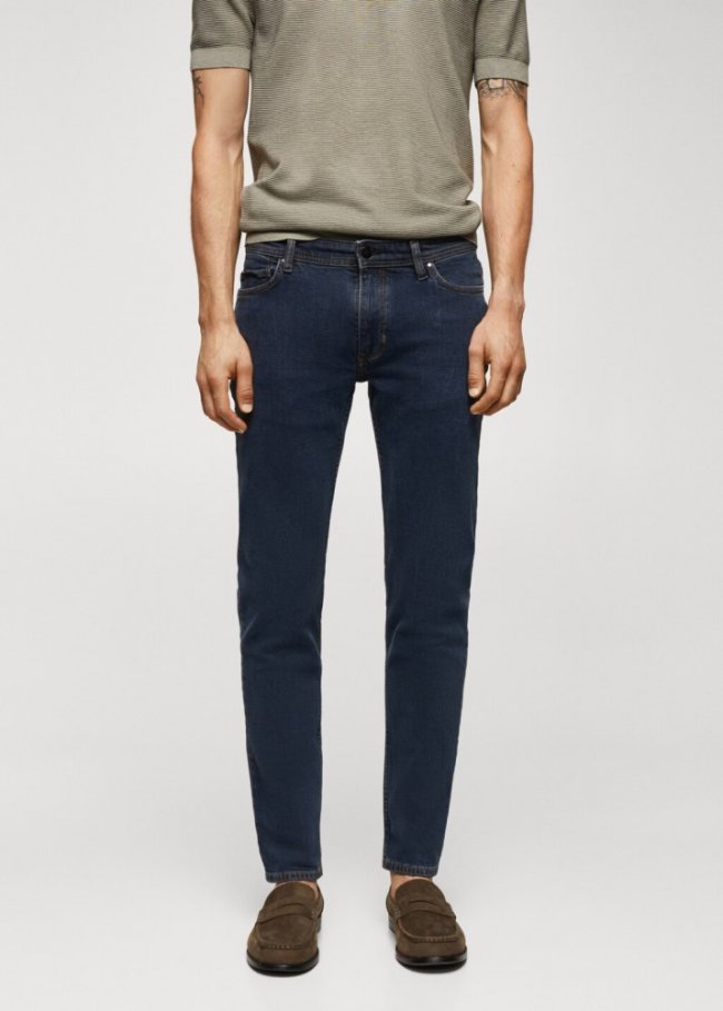 Mango Jeans Jan slim fit - Azul