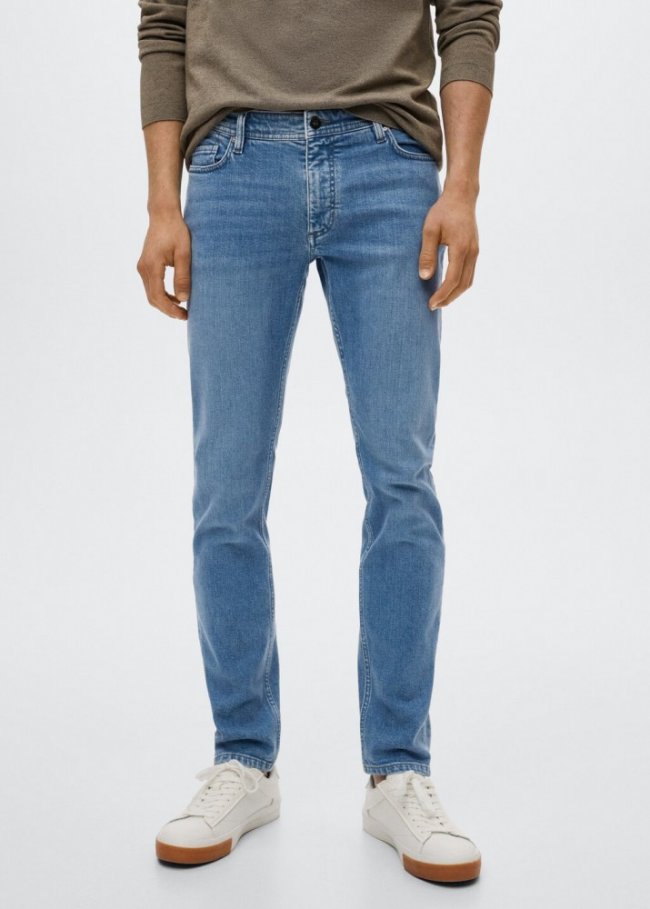 Mango Jeans Jan slim fit - Azul medio