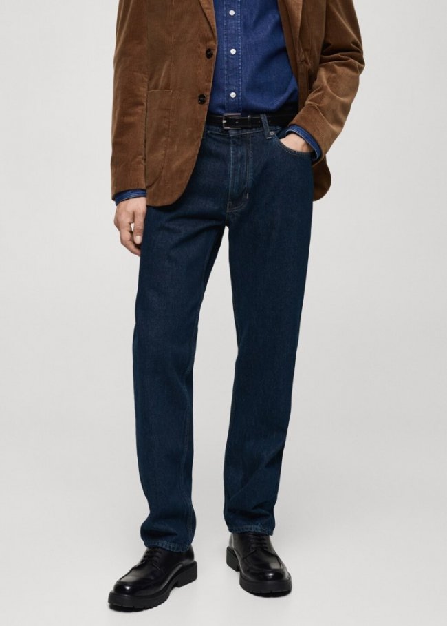 Mango Jeans Bob regular fit - Azul