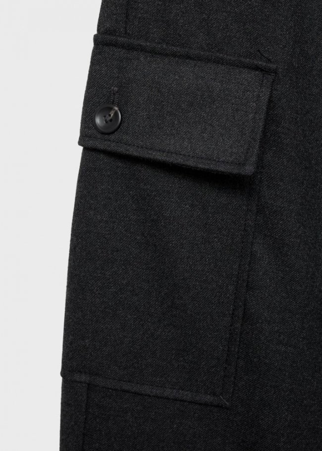 Mango Pantalon uniformv - Gris
