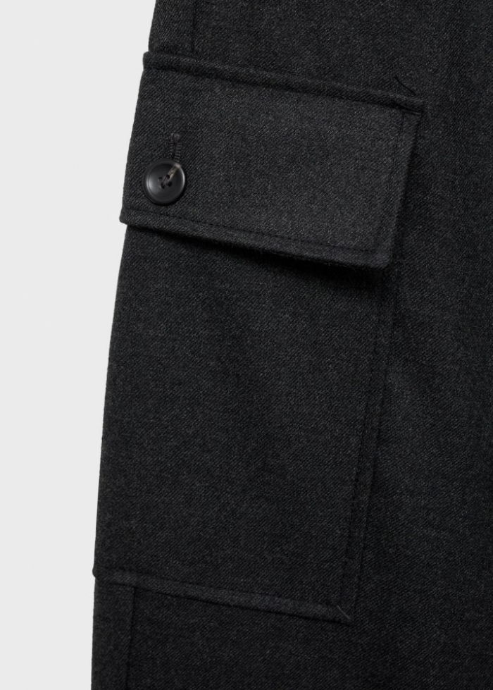 Mango Pantalon uniformv - Gris