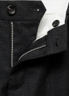 Mango Pantalon uniformm - Gris oscuro vigoré