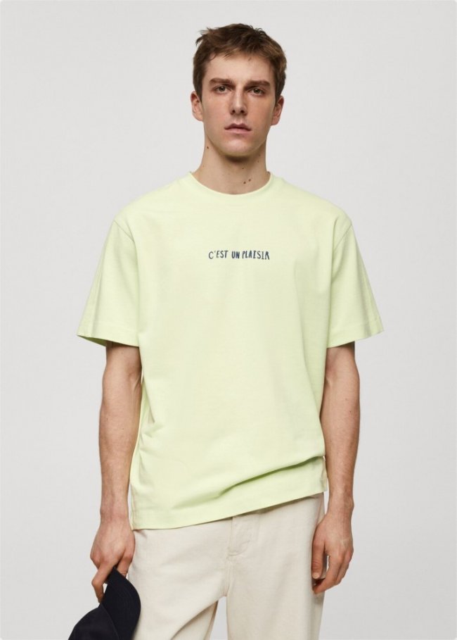 Mango Camiseta 100% algodón estampado - Lima