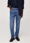 Mango Jeans Bob straight fit - Azul oscuro