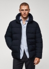 Mango Anorak acolchado impermeable termoregulador - Azul marino oscuro