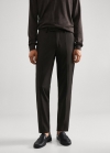 Mango Pantalón traje slim fit - Marrón