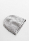Mango Gorro punto cashmere - Gris medio vigoré
