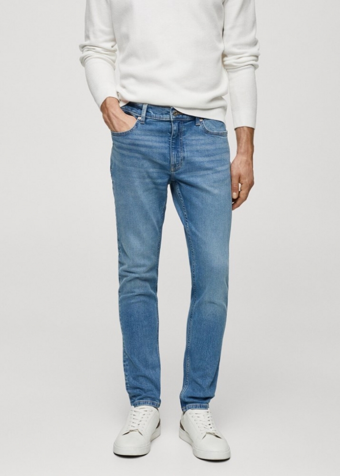 Mango Jeans skinny fit - Azul medio