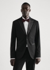 Mango Americana traje smoking - Negro
