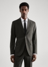 Mango Americana traje estampada slim fit tejido strech - Verde