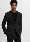 Mango Americana traje París super slim fit - Verde