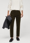 Mango Pantalón pana slim fit cordón - Khaki