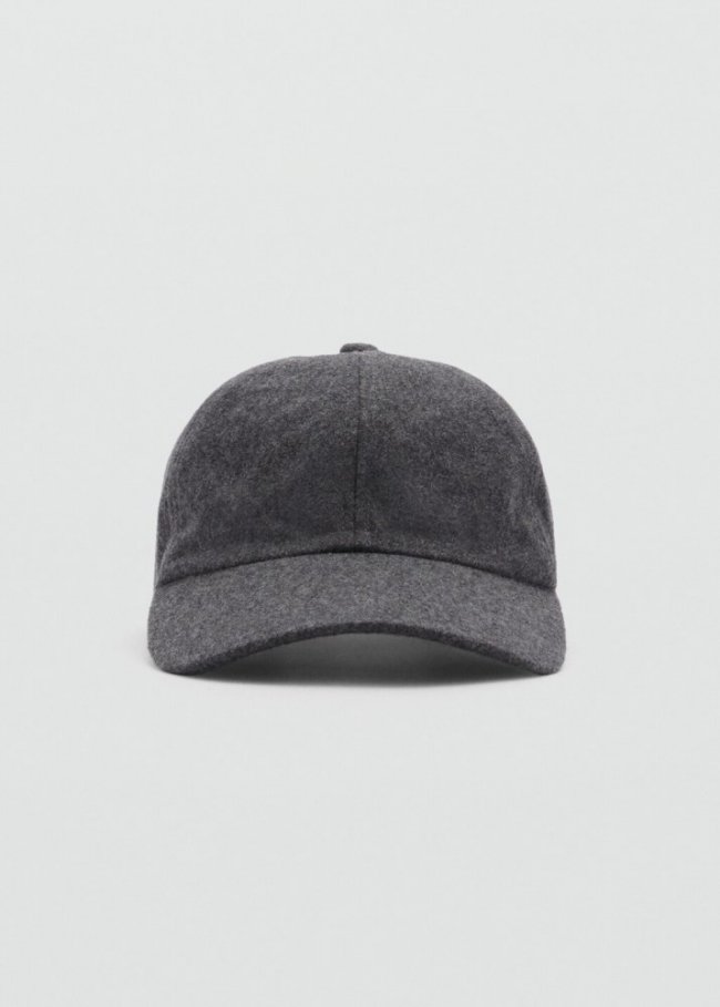 Mango Gorra lana - Gris