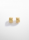 Mango Pendientes aro ancho - Oro