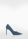 Mango Zapato denim joya - Azul medio