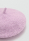 Mango Gorro boina - Lila