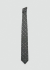 Mango Corbata 100% seda de mora estampada - Khaki