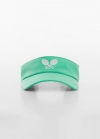 Mango Gorra visera logo - Verde