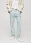 Mango Jeans relaxed fit efecto lavado - Azul bleach