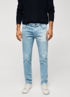 Mango Jeans Patrick slim fit Ultra Soft Touch - Azul medio