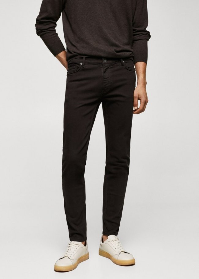 Mango Jeans Billy skinny color - Marrón