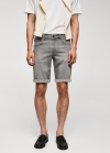 Mango Bermudas vaqueras slim fit - Gris