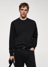 Mango Sudadera ligera algodón - Negro