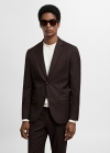 Mango Americana traje París super slim fit - Burdeos