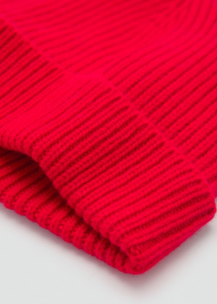 Mango Gorro lana cashmere - Rojo