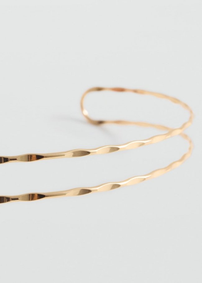 Mango Collar chocker rígido - Oro