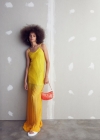 Mango Bolso hombro flecos - Naranja